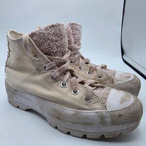 Converse Chuck Taylor All Star Lugged Platform Womens Size 7.5 Blush Shoes